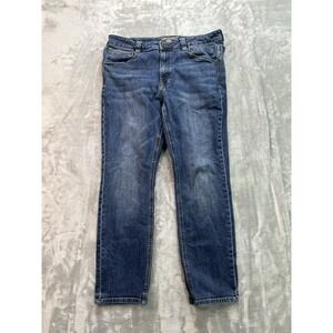 LAPG Jeans Mens Sz 34x30 Blue Terrain Flex Slim Fit Whiskered Stretch Tactical